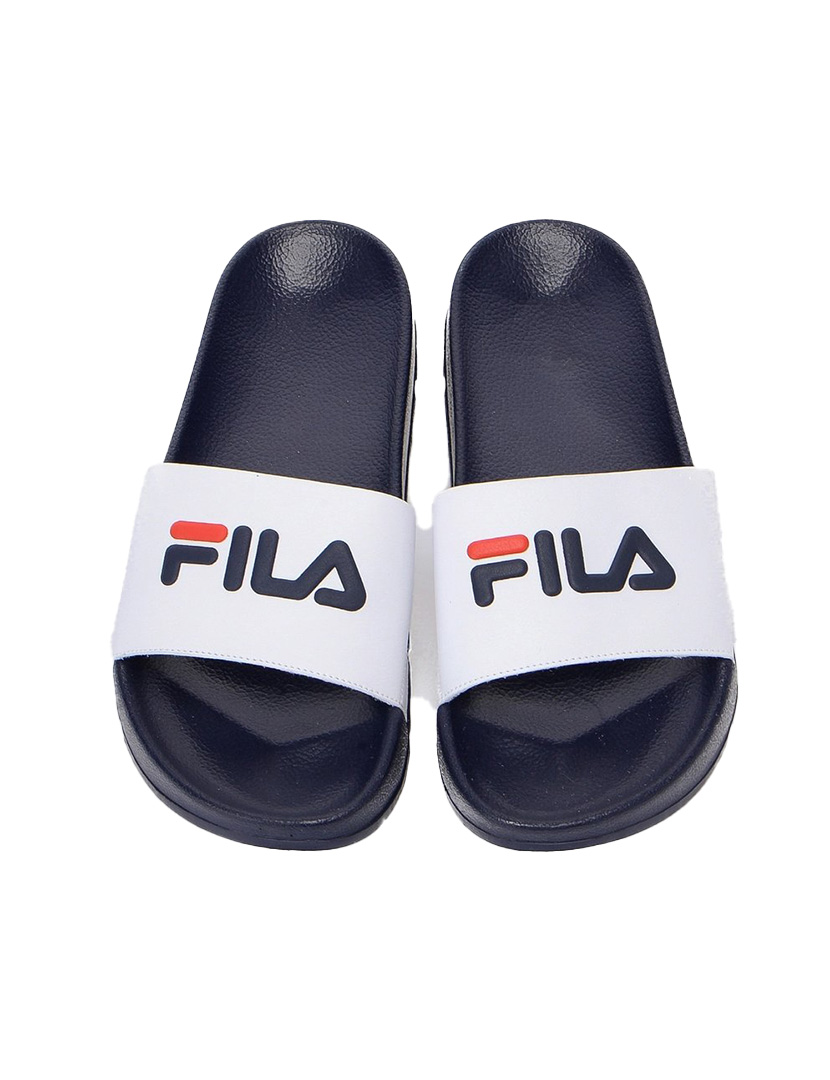 Chinelos Otranto Linear White-Navy-Red