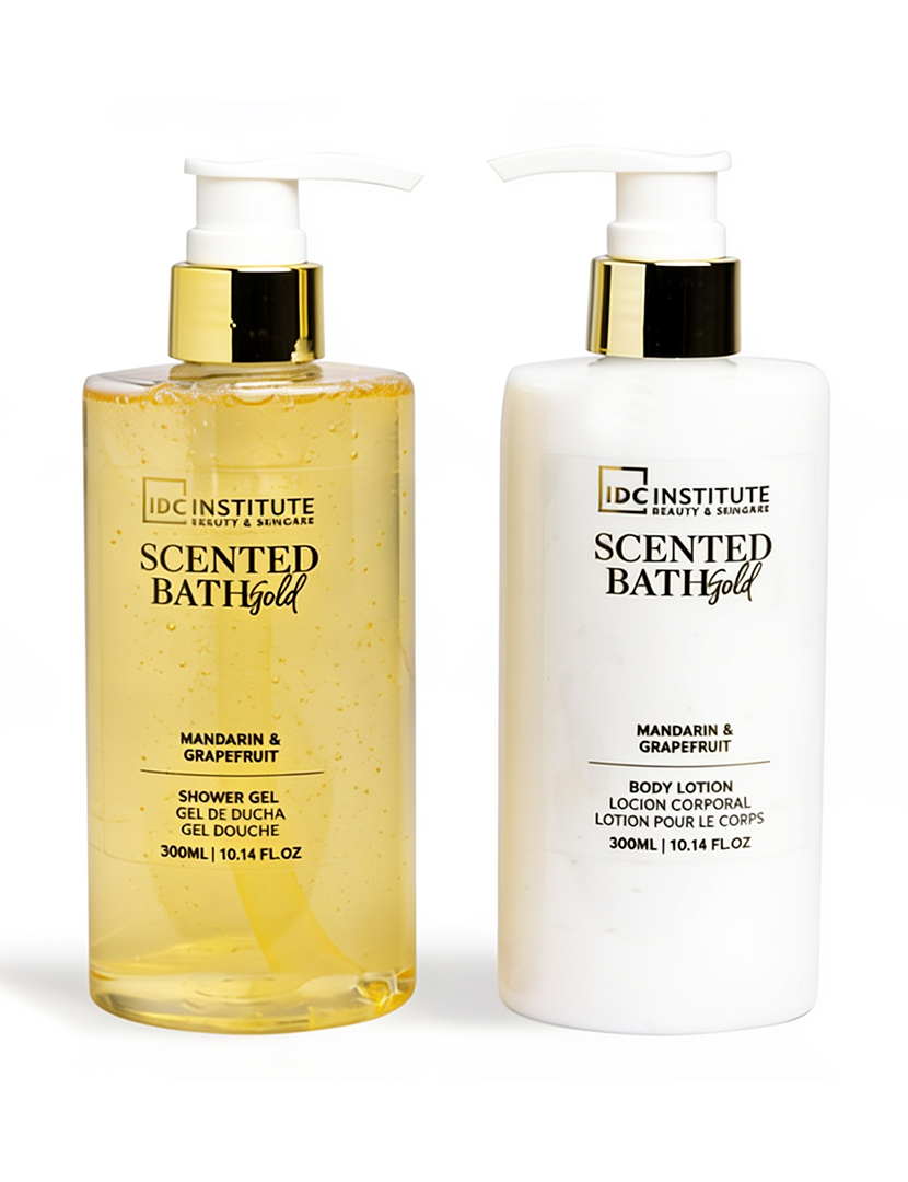 Golden Scented Bath Set