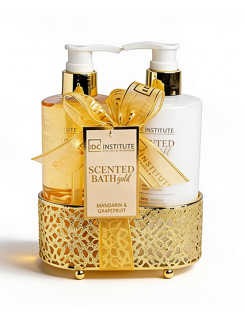 Golden Scented Bath Set