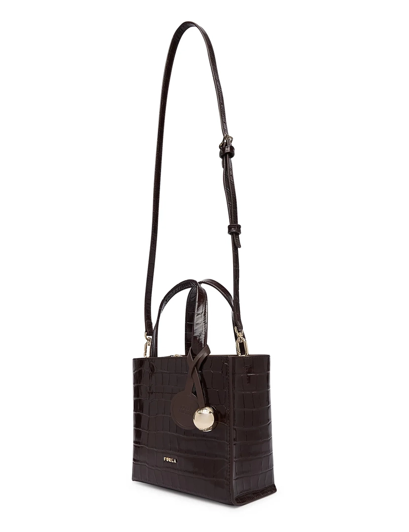 Divide It Mini Tote Bag, Brown