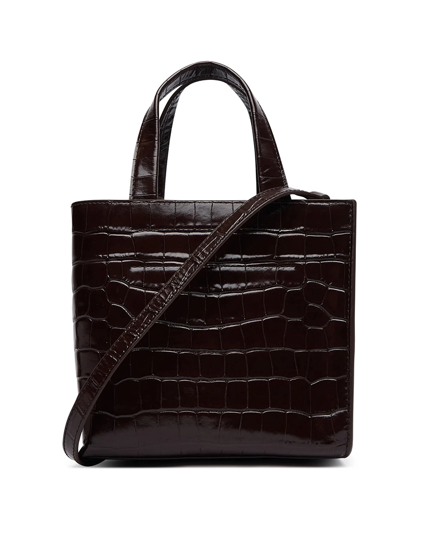Divide It Mini Tote Bag, Brown