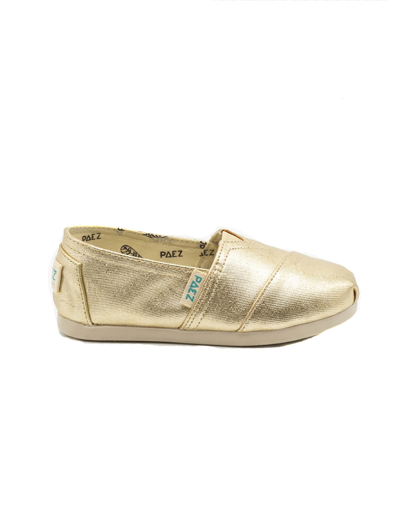 Combi Gold Baby Espadrilles