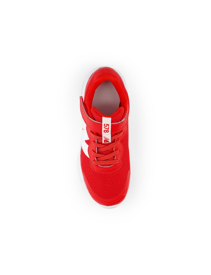 Zapatillas 578 Hook & Loop Rojo Verdadero