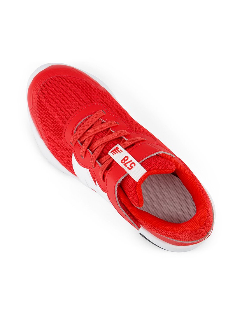 Zapatillas 578 Hook & Loop Rojo Verdadero