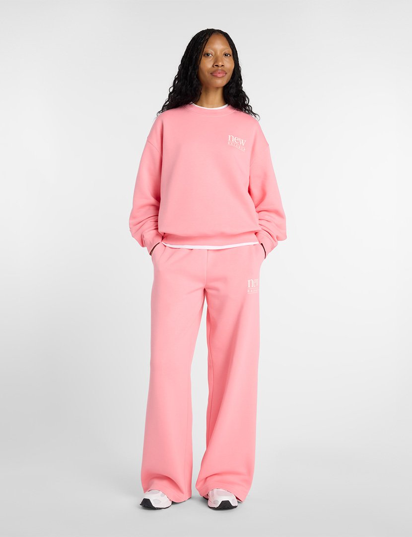 Sweatshirt Reimagined Fleece Crew Rosa