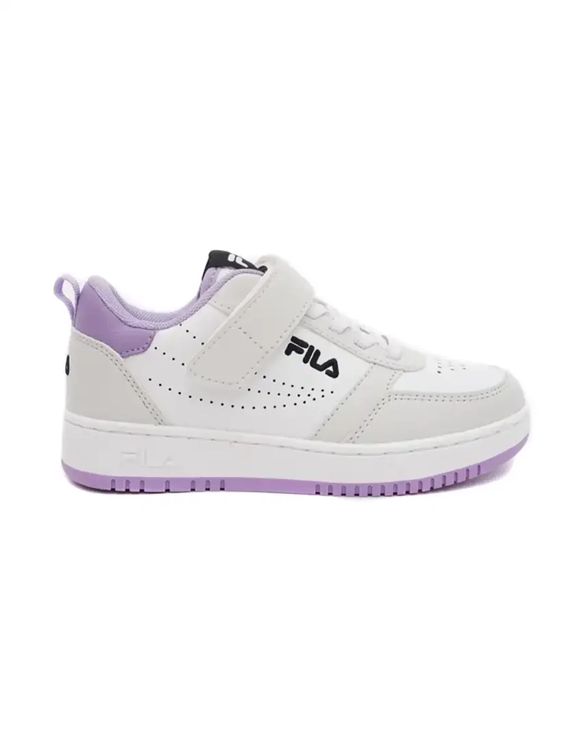 Ténis Rega Velcro Kids White-Viola