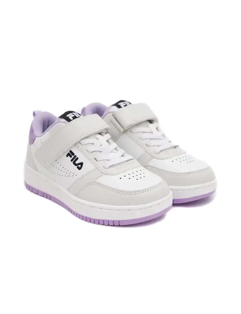 Ténis Rega Velcro Kids White-Viola