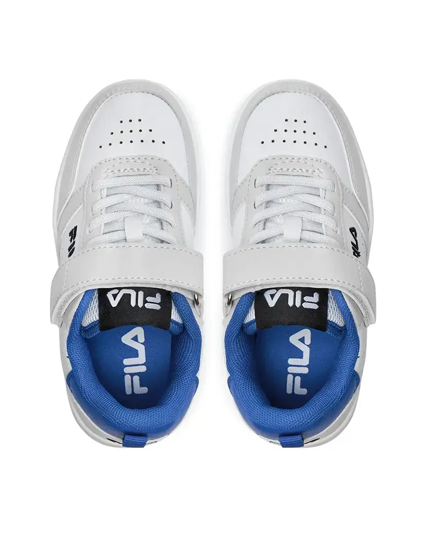 Ténis Rega Velcro Kids White-Prime Blue