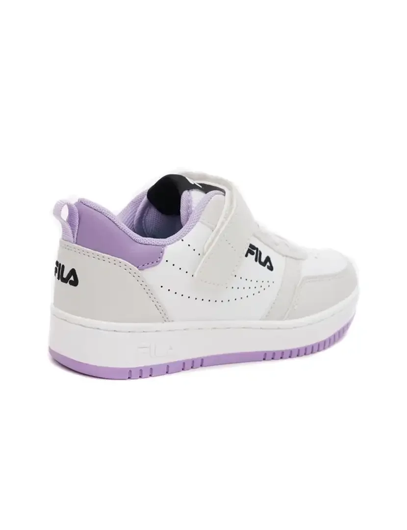 Ténis Rega Velcro Kids White-Viola