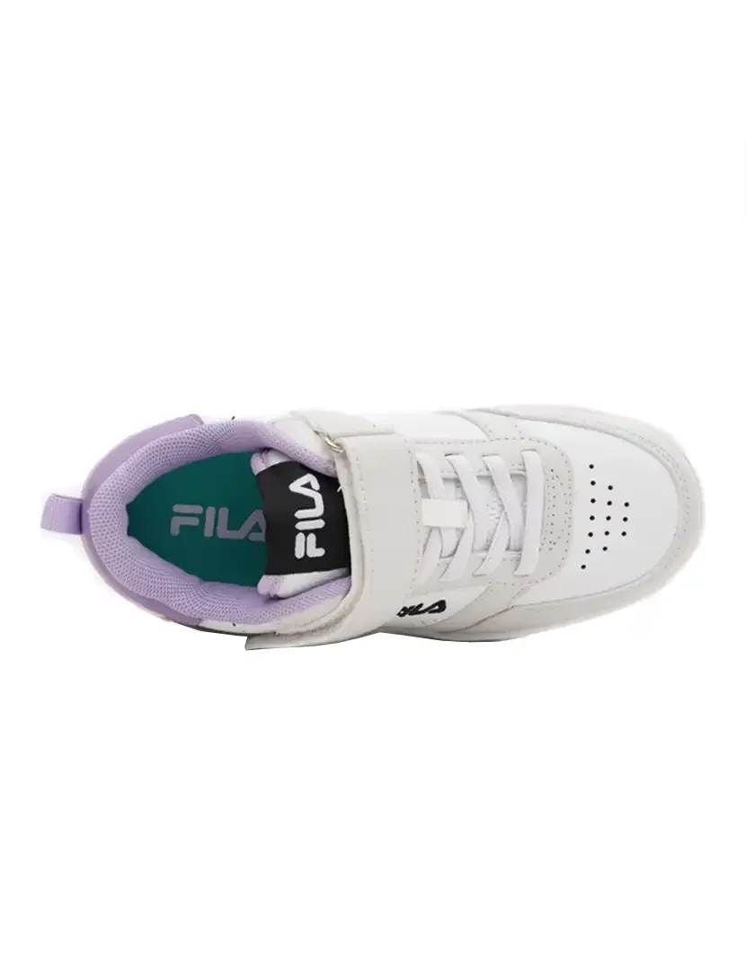 Ténis Rega Velcro Kids White-Viola