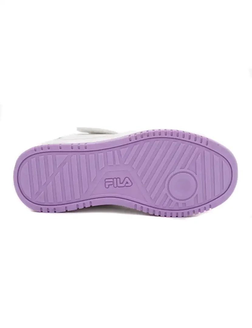 Ténis Rega Velcro Kids White-Viola
