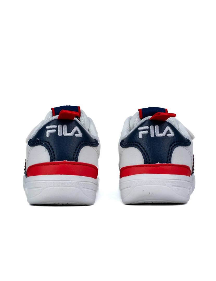 Ténis Crosscourt Line Velcro Baby White-Navy