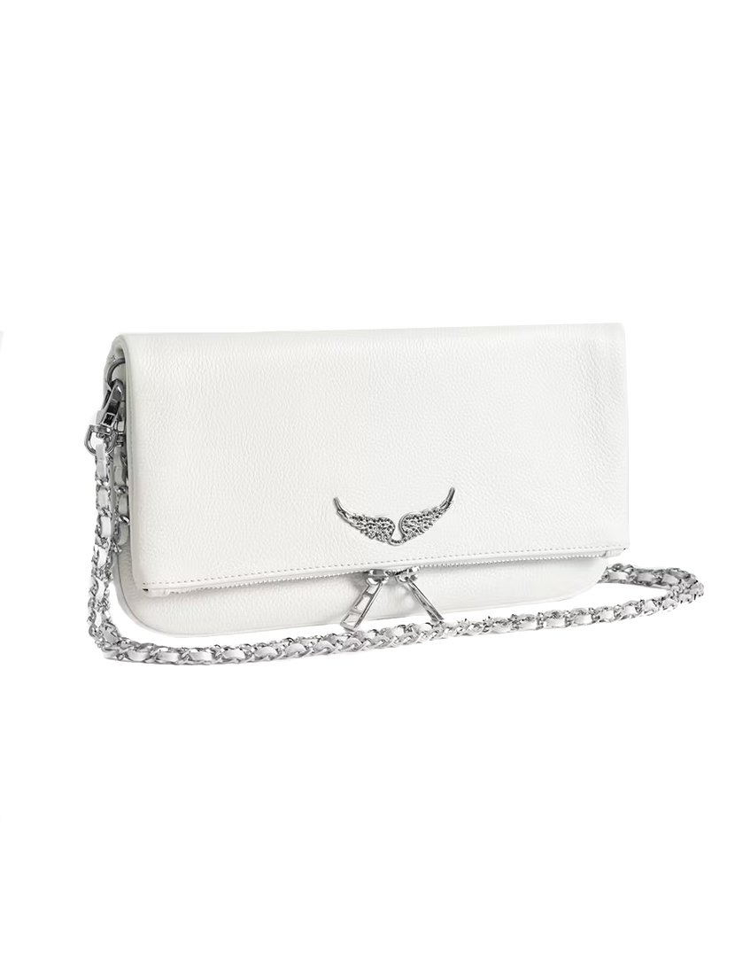 Rock Grained Leather White