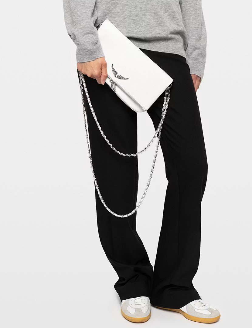 Rock Grained Leather White