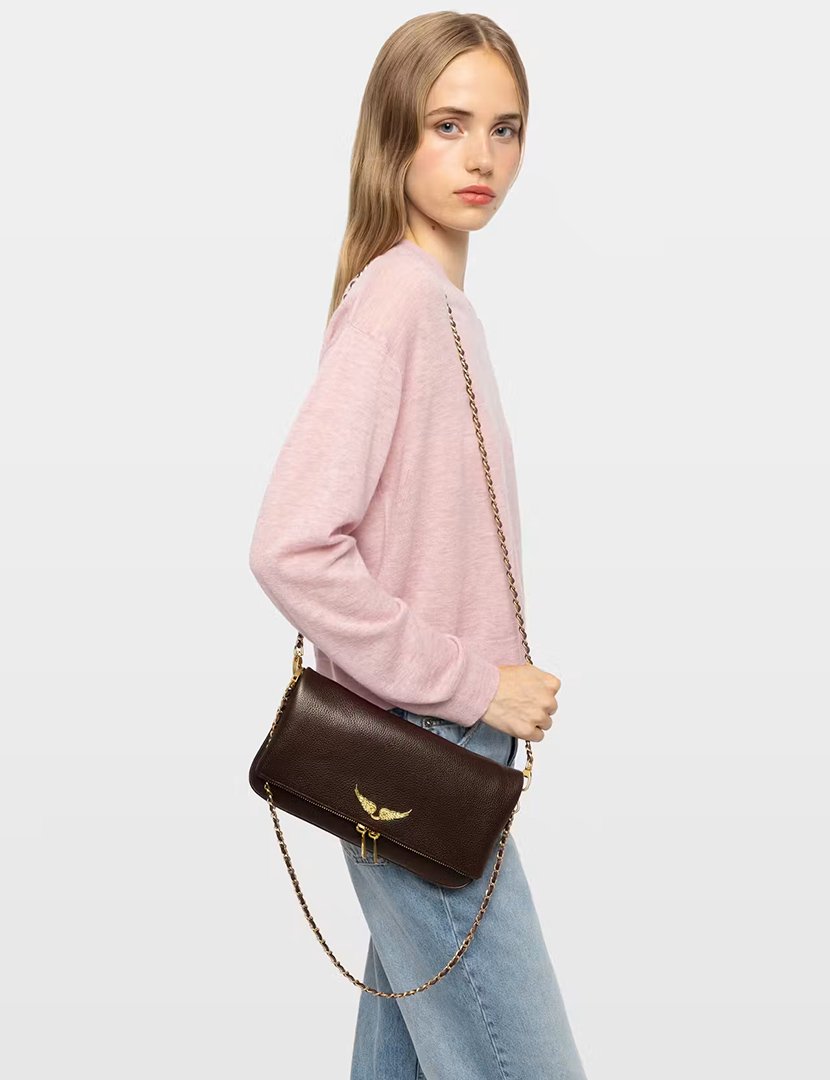 Rock Grained Leather Brown