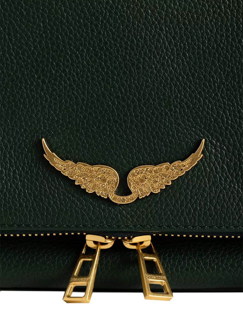 Rock Grained Leather Green