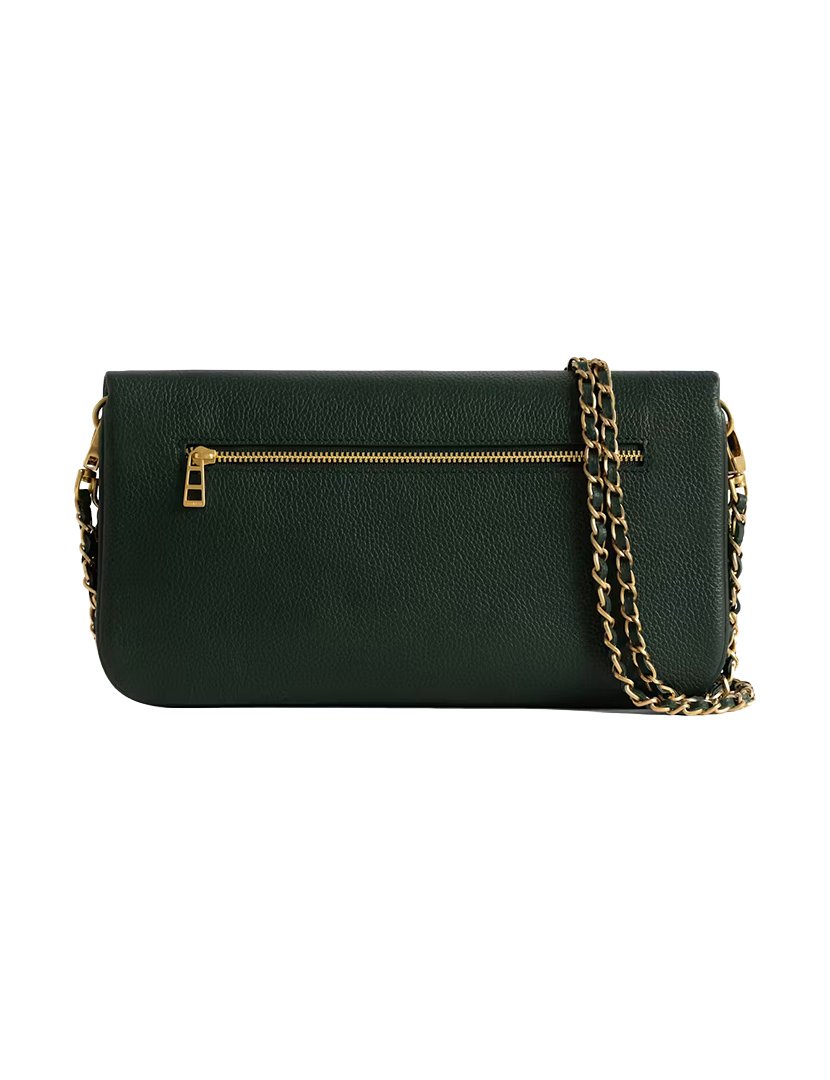 Rock Grained Leather Green
