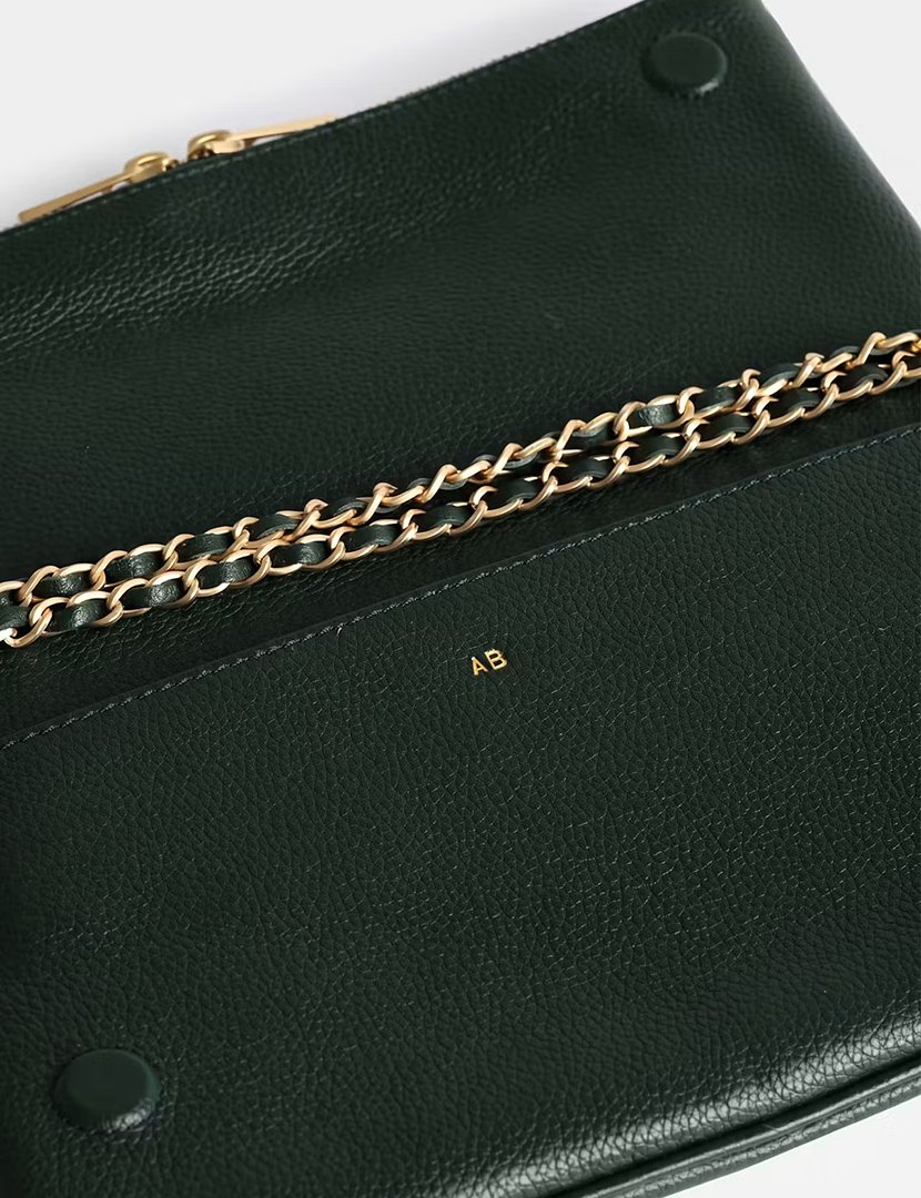 Rock Grained Leather Green