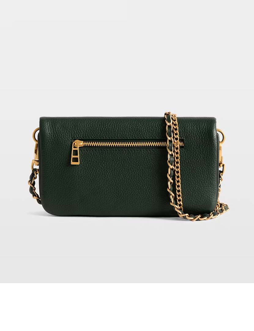 Rock Nano Grained Leather Green