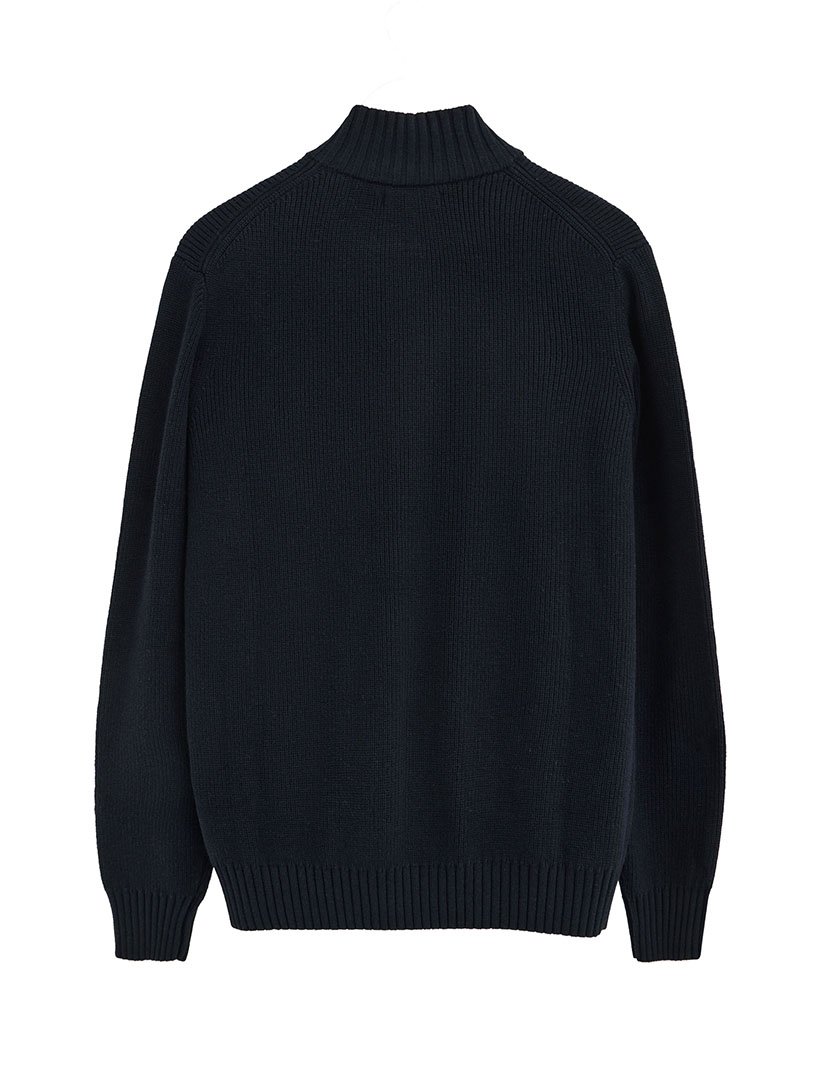 Cardigan de lã GG9 Azul Marinho