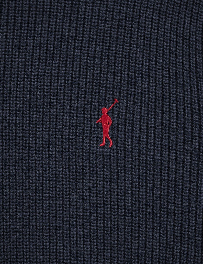 Camisola de gola alta GG9 Azul Marinho