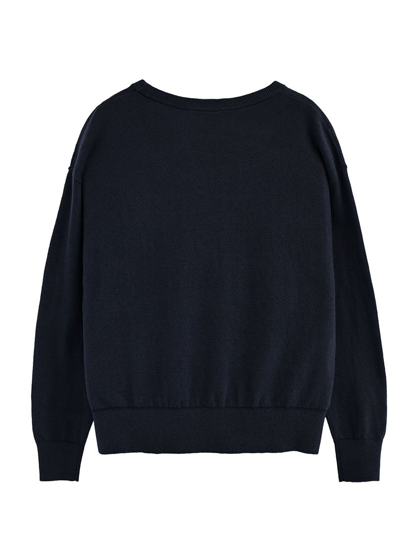 Camisola de lã GG12 Azul Marinho