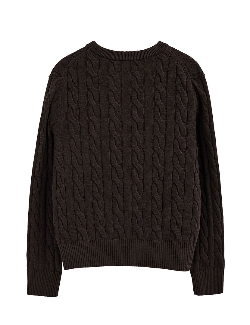 Camisola de malha GG9 Castano Escuro