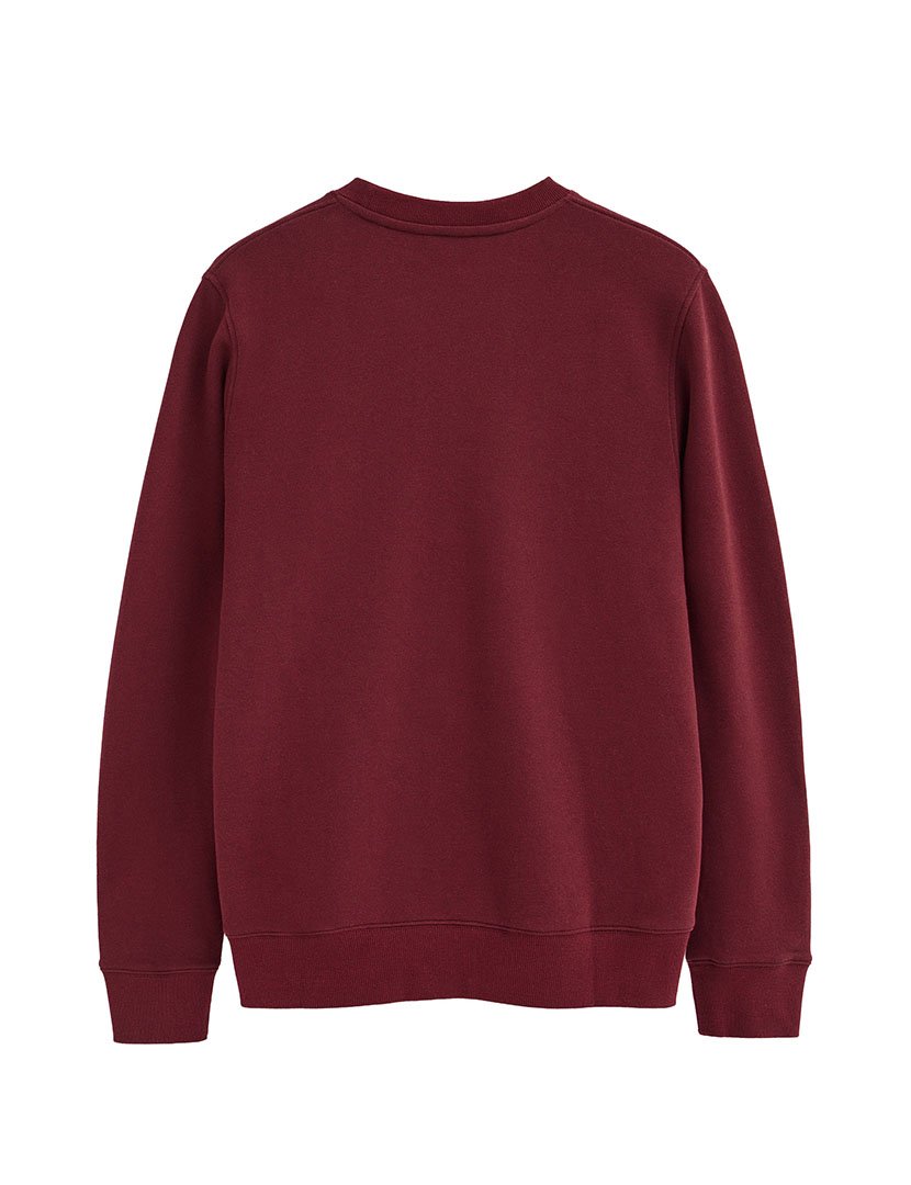 Sweatshirt relaxed fit Bordô