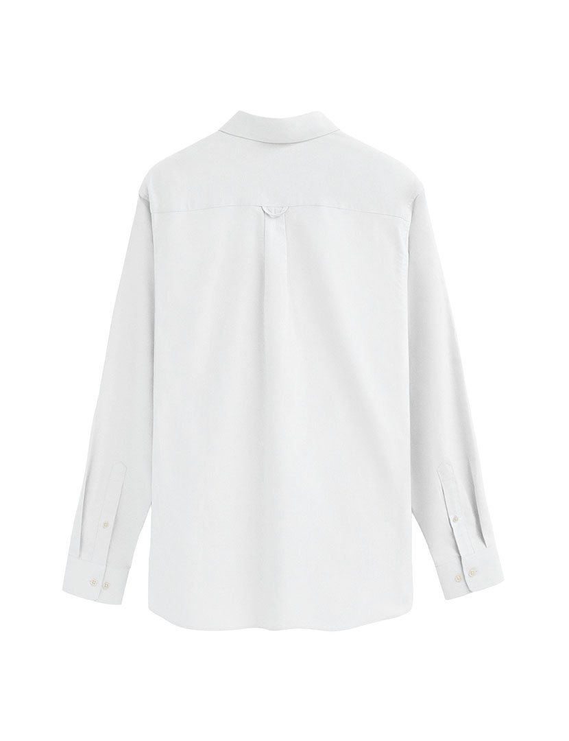 Camisa de manga comprida Oxford Branco