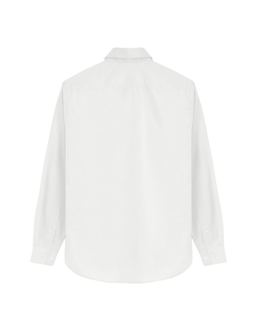 Camisa de manga comprida slim fit Branco