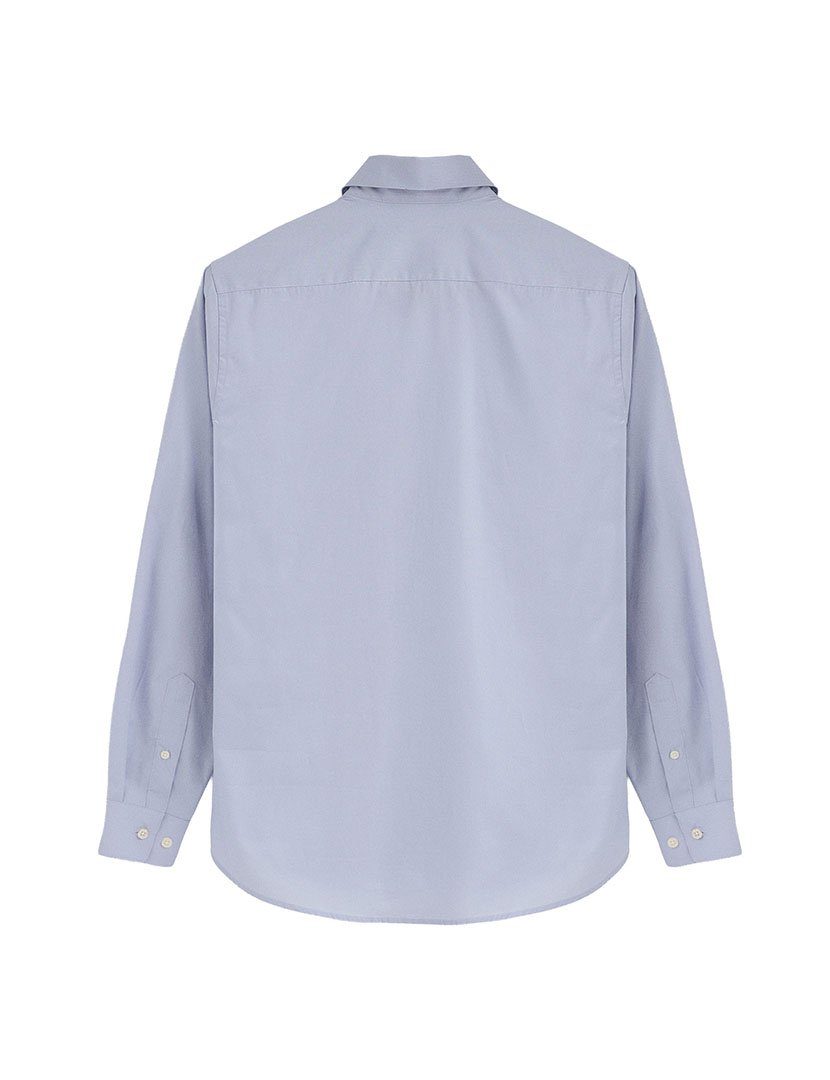 Camisa de manga comprida slim fit Azul Claro