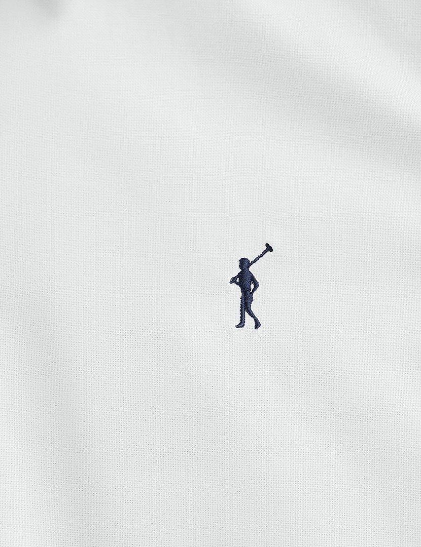 Camisa de manga comprida Oxford Branco