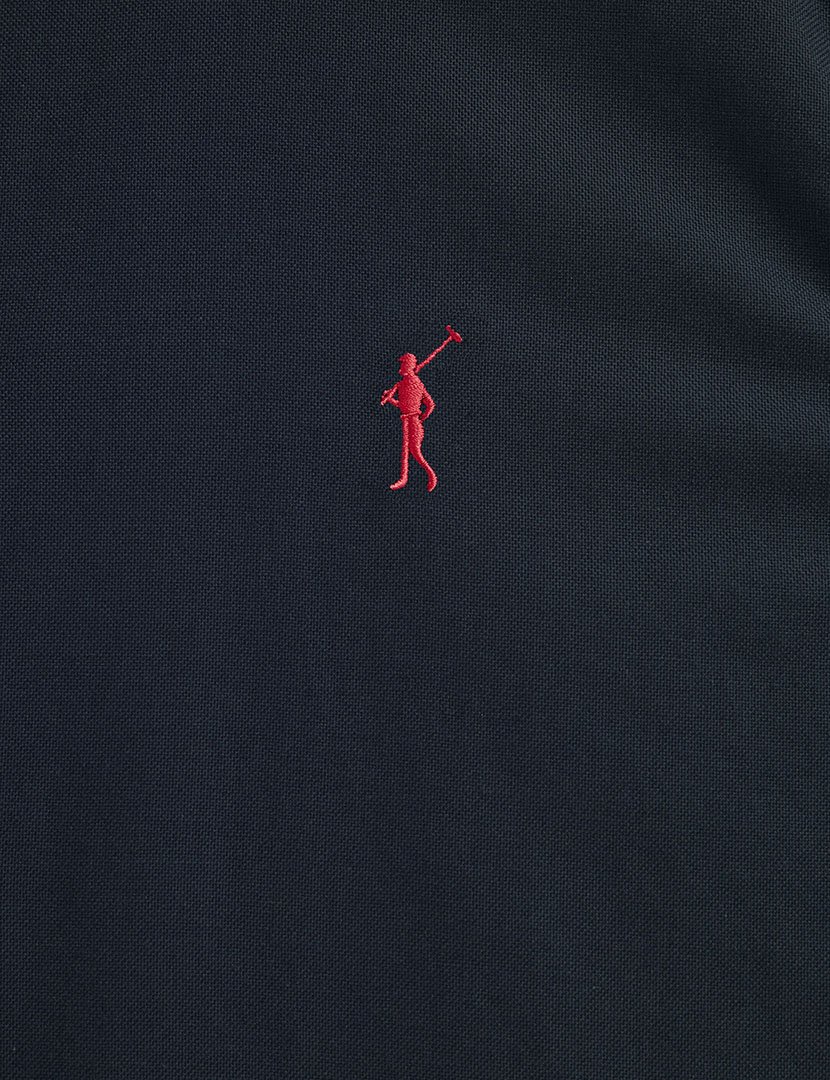 Camisa de manga comprida Oxford Azul Marinho