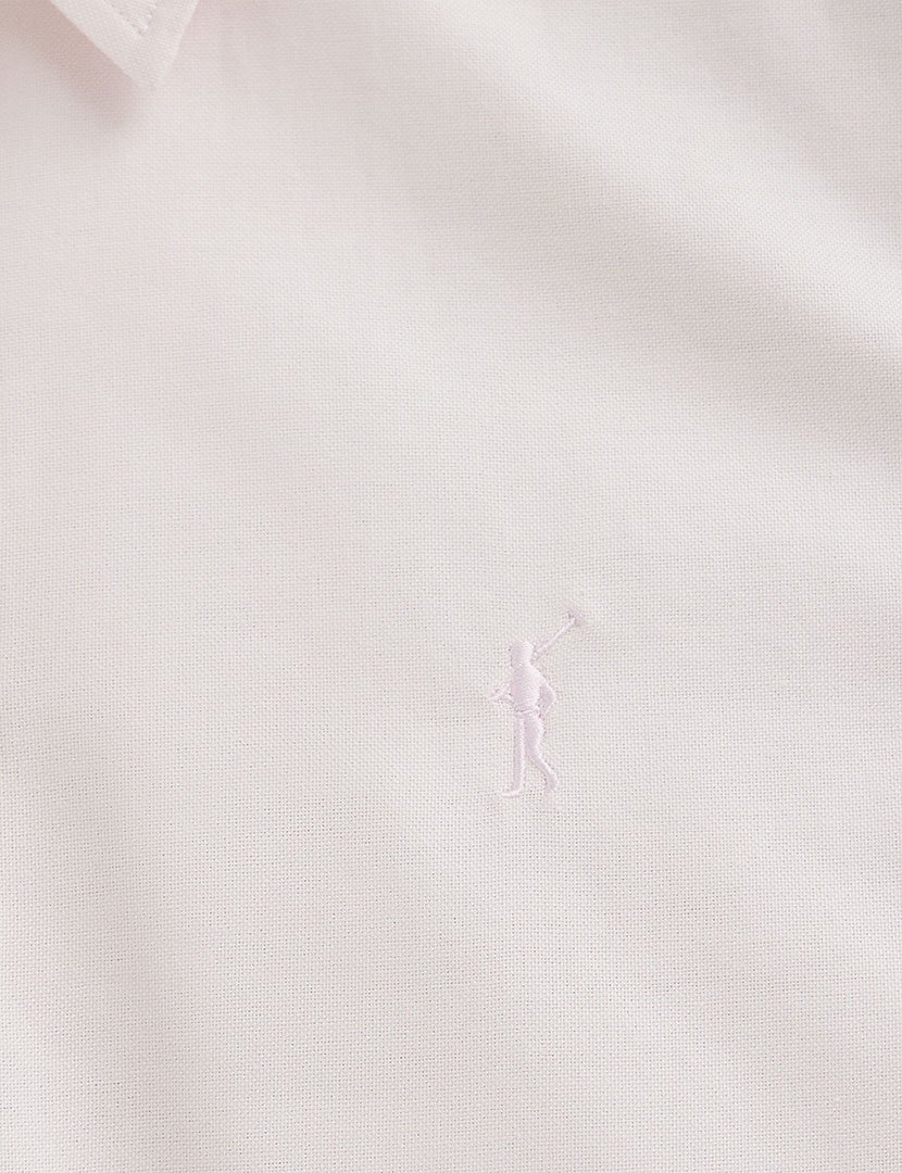 Camisa de manga comprida Oxford Rosa claro