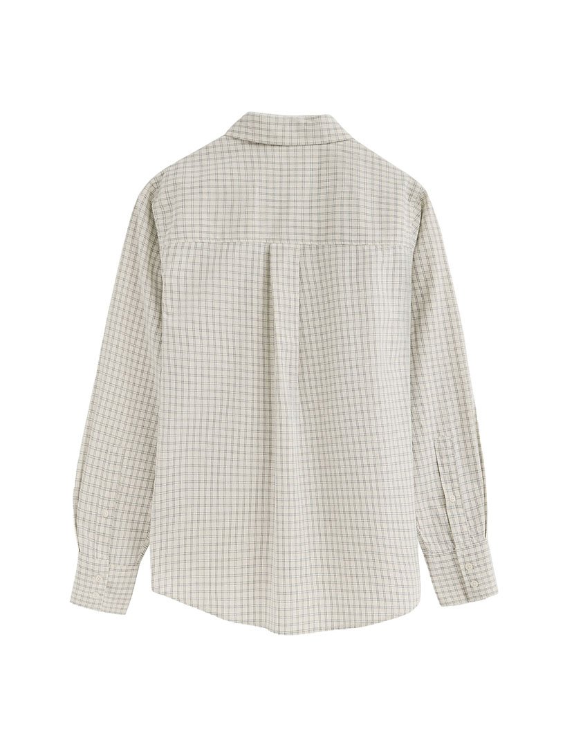 Camisa de manga comprida relaxed fit Branco