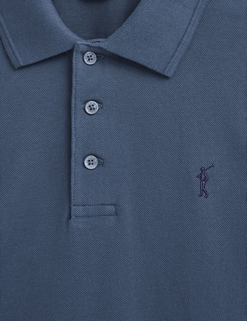 Pólo regular fit Azul