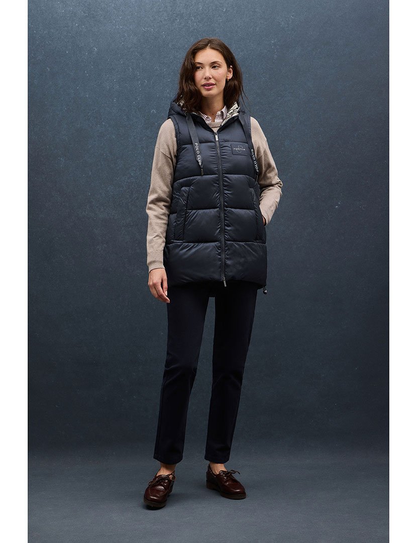 Colete acolchoado Beli Azul Marinho