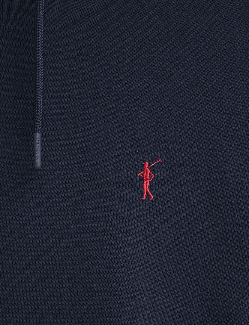 Sweatshirt com capuz slim fit Azul Marinho