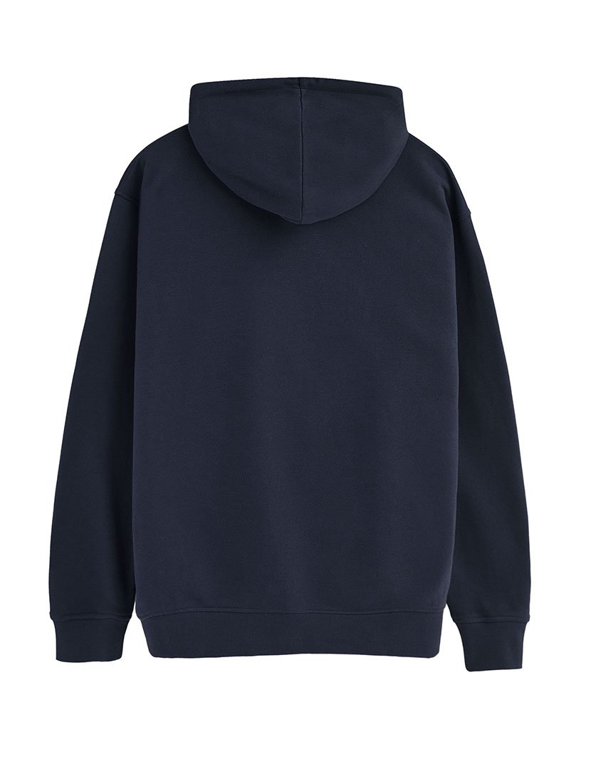 Sweatshirt com fecho Azul Marinho