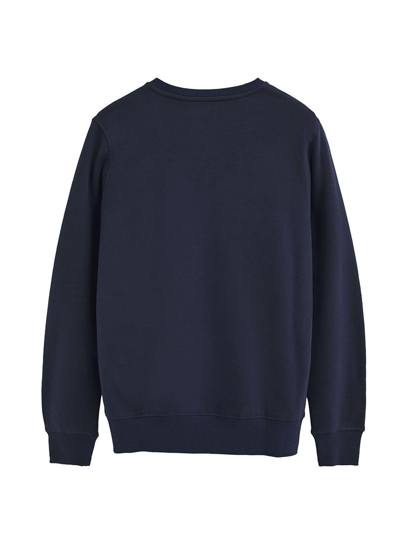 Sweatshirt Est Minimal Azul Marinho