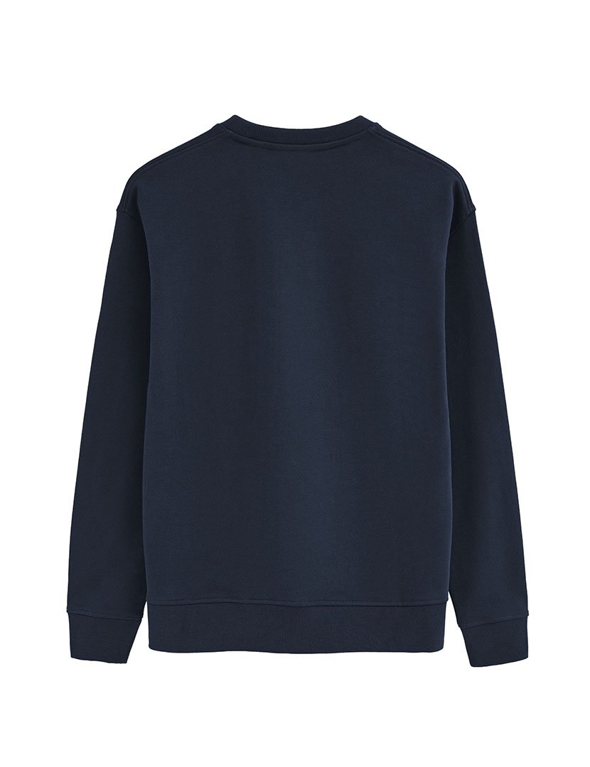 Sweatshirt boxy fit Azul Marinho