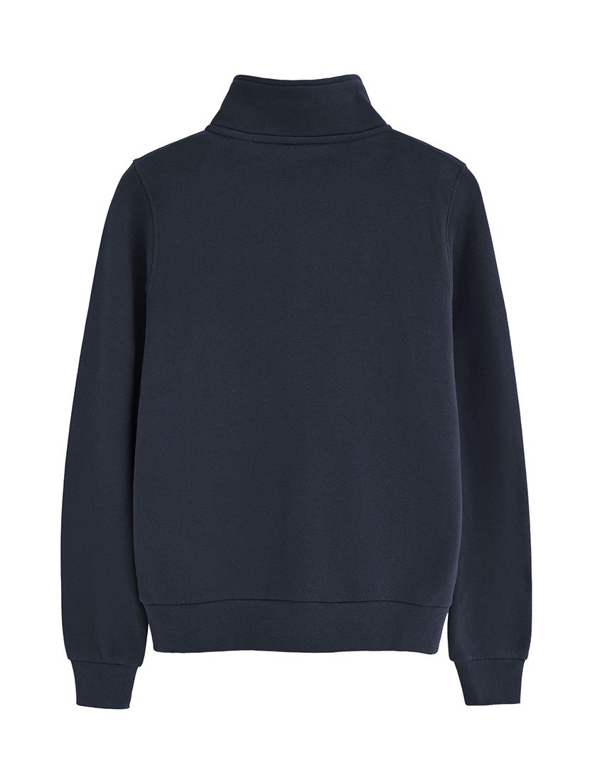 Sweatshirt com meio fecho Seldon Azul Marinho