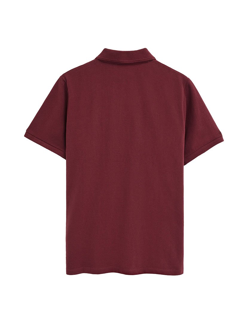 Pólo regular fit Bordô