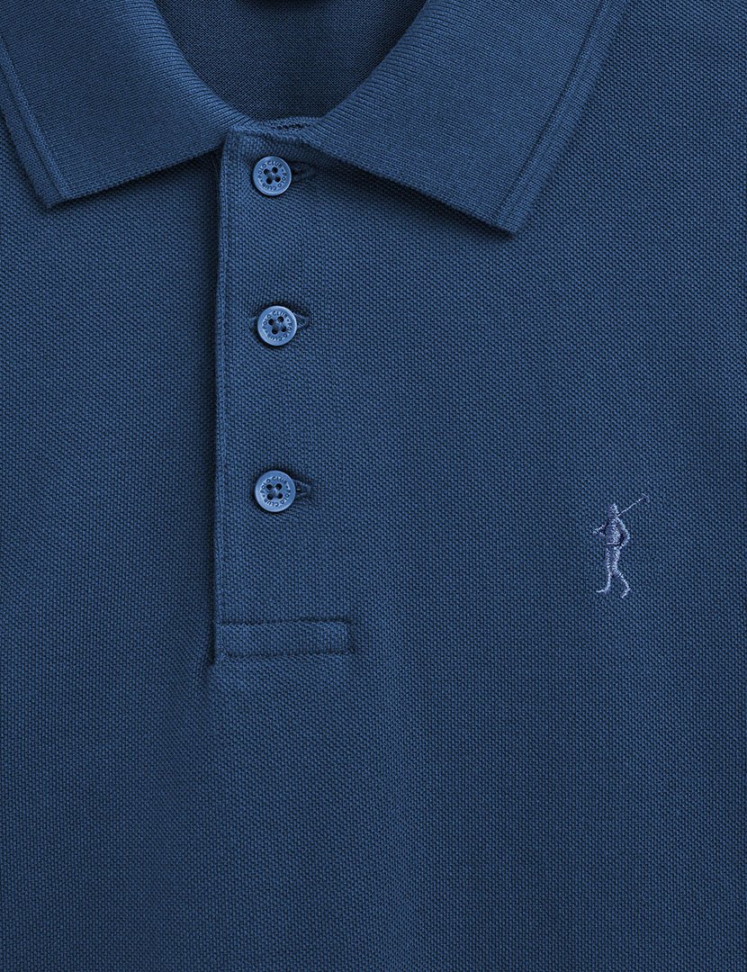 Pólo regular fit Azul Indigo