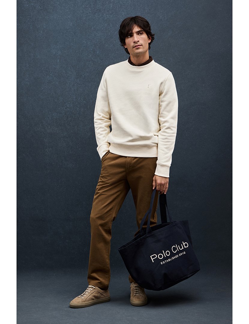 Sweatshirt relaxed fit Bege
