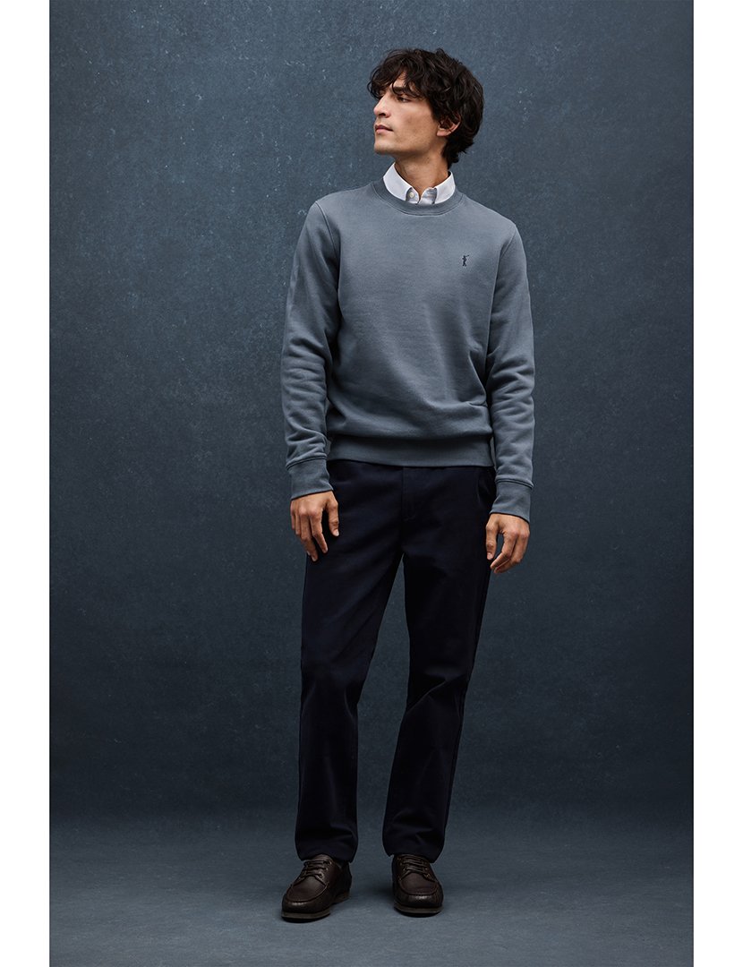 Sweatshirt relaxed fit Azul