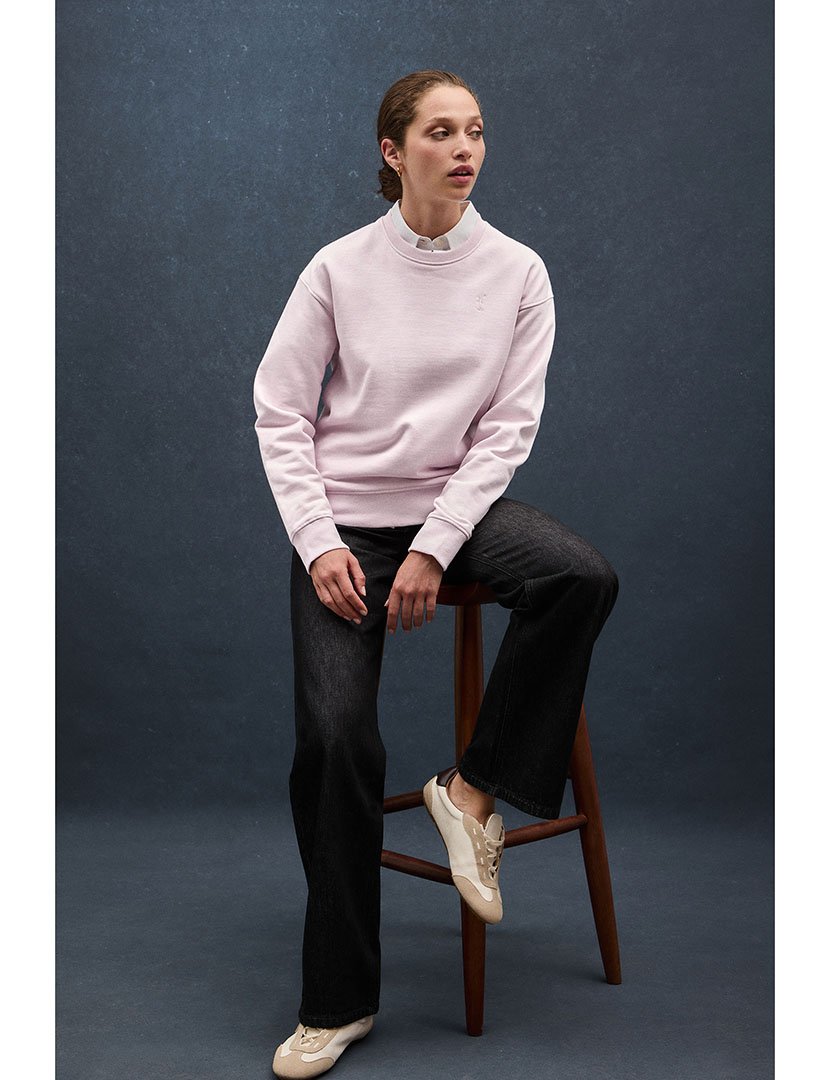 Sweatshirt boxy fit Rosa