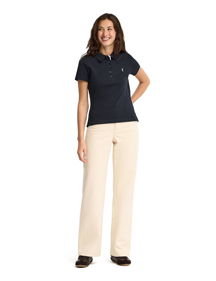 Pólo slim fit Azul Marinho