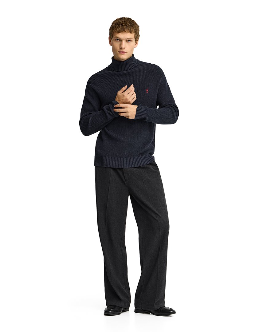 Camisola de gola alta GG9 Azul Marinho