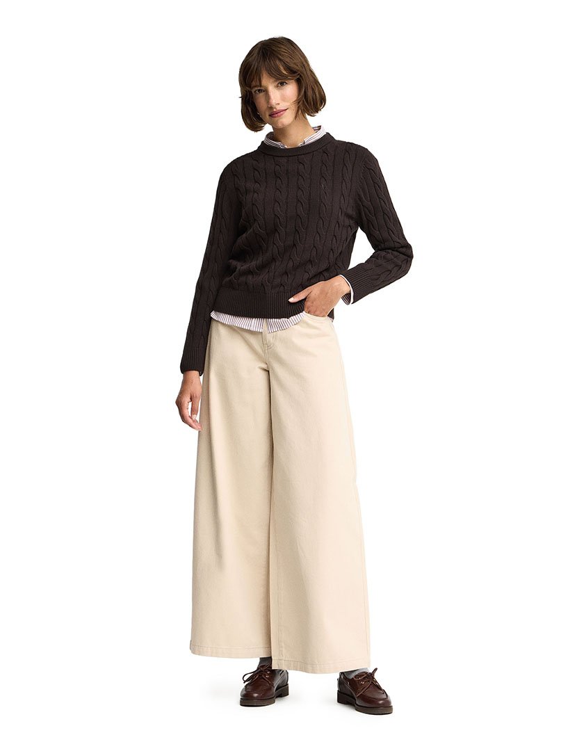 Camisola de malha GG9 Castano Escuro